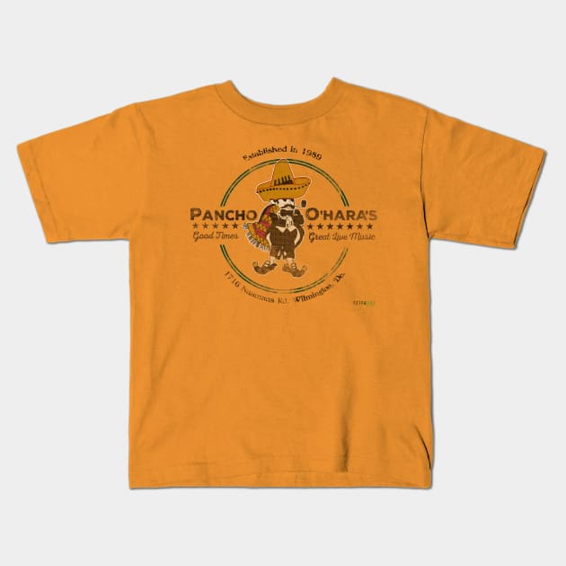 Pancho O'Hara's (Light Shirt) Kids T-Shirt by Retro302